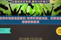 世界杯竞猜活动策划-世界杯竞猜活动，创意激发激情的新篇章