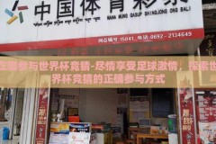 在哪参与世界杯竞猜-尽情享受足球激情，探索世界杯竞猜的正确参与方式
