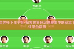世界杯下注平台-探索世界杯足球赛事中的安全下注平台指南