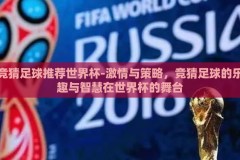 竞猜足球推荐世界杯-激情与策略，竞猜足球的乐趣与智慧在世界杯的舞台
