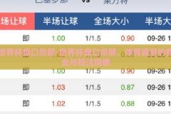 世界杯盘口总额-世界杯盘口总额，体育盛宴的商业与投注镜像