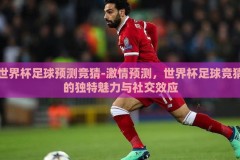 世界杯足球预测竞猜-激情预测，世界杯足球竞猜的独特魅力与社交效应