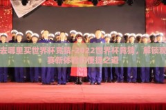 去哪里买世界杯竞猜-2022世界杯竞猜，解锁观赛新体验的便捷之道