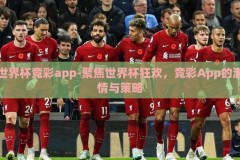 世界杯竞彩app-聚焦世界杯狂欢，竞彩App的激情与策略