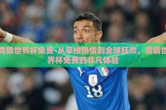 竞猜世界杯免费-从草根热情到全球狂欢，竞猜世界杯免费的非凡体验