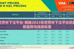 世界杯下注平台-揭秘2023年世界杯下注平台的最新趋势与选择标准