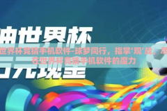 世界杯竞猜手机软件-球梦同行，指掌‘观’战，尽在世界杯竞猜手机软件的魔力