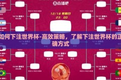如何下注世界杯-高效策略，了解下注世界杯的正确方式