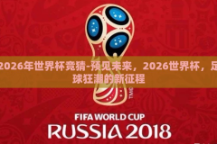 2026年世界杯竞猜-预见未来，2026世界杯，足球狂潮的新征程