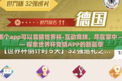 哪个app可以竞猜世界杯-互动竞技，尽在掌中 —— 探索世界杯竞猜APP的新篇章
