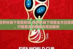 世界杯线下竞猜规则-世界杯线下竞猜全方位指南，巧取胜负的策略与规则解析