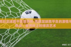 竞彩足球胜平负世界杯-竞猜足球胜平负的激情与挑战，世界杯上的博弈艺术
