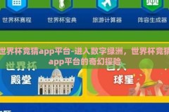 世界杯竞猜app平台-进入数字绿洲，世界杯竞猜app平台的奇幻探险