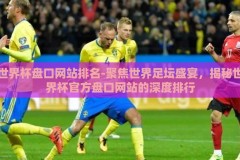 世界杯盘口网站排名-聚焦世界足坛盛宴，揭秘世界杯官方盘口网站的深度排行
