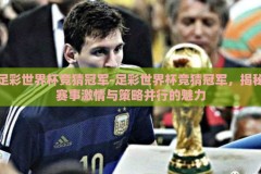 足彩世界杯竞猜冠军-足彩世界杯竞猜冠军，揭秘赛事激情与策略并行的魅力