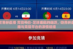 世界杯直播 竞猜平台-足球盛宴的遨游，世界杯直播与竞猜平台的激情碰撞
