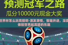 世界杯怎么玩竞猜啊-激发激情，智趣并进，深度体验世界杯竞猜的乐趣