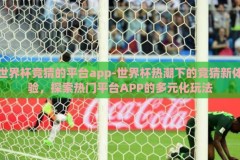 世界杯竞猜的平台app-世界杯热潮下的竞猜新体验，探索热门平台APP的多元化玩法