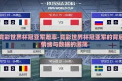 竞彩世界杯冠亚军赔率-竞彩世界杯冠亚军的背后，情绪与数据的激荡
