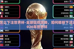 怎么下注世界杯-全球狂欢攻略，如何精明下注2026年世界杯