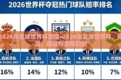 2026年足球世界杯竞猜-2026年足球世界杯，预测、展望与激情时刻