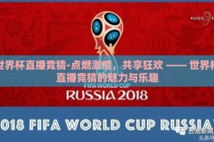 世界杯直播竞猜-点燃激情，共享狂欢 —— 世界杯直播竞猜的魅力与乐趣