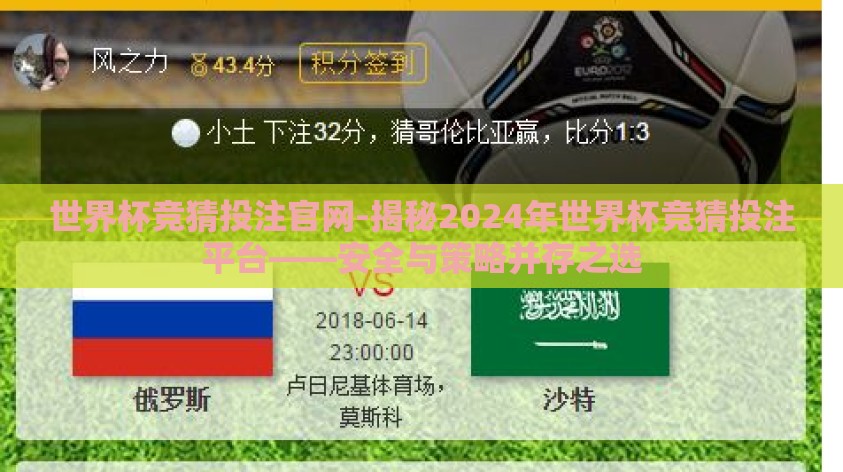 世界杯竞猜投注官网-揭秘2024年世界杯竞猜投注平台——安全与策略并存之选