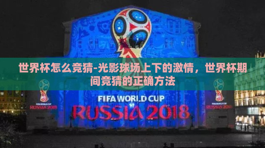 世界杯怎么竞猜-光影球场上下的激情，世界杯期间竞猜的正确方法