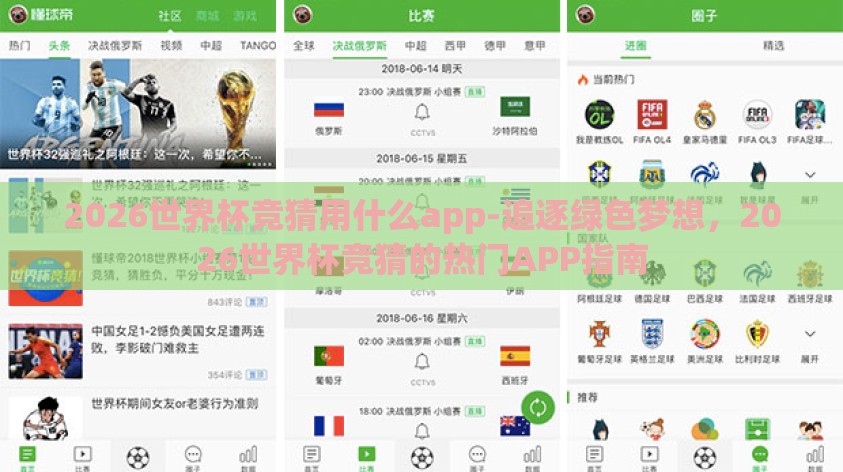 2026世界杯竞猜用什么app-追逐绿色梦想，2026世界杯竞猜的热门APP指南