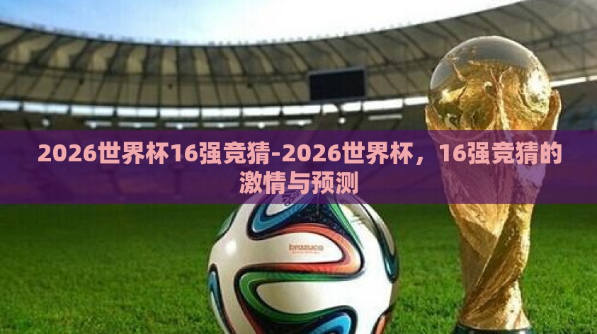 2026世界杯16强竞猜-2026世界杯，16强竞猜的激情与预测