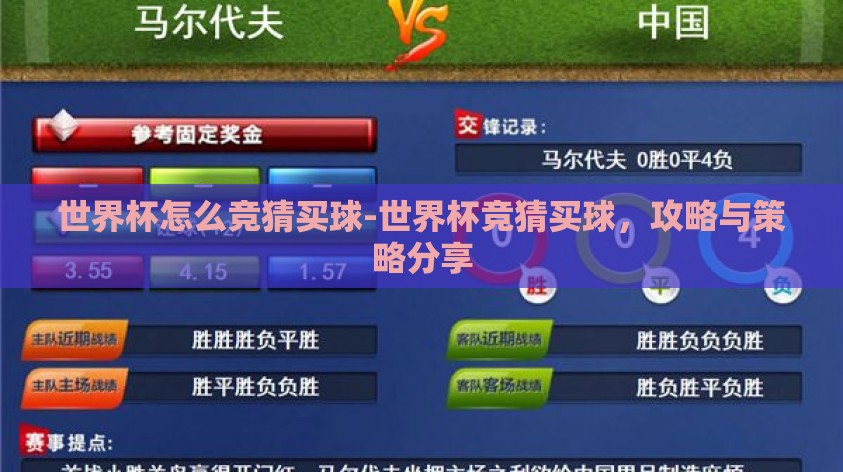 世界杯怎么竞猜买球-世界杯竞猜买球,攻略与策略分享 世界杯怎么竞猜买球-世界杯竞猜买球,攻略与策略分享