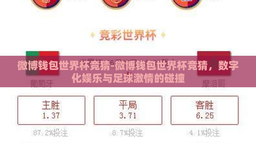 微博钱包世界杯竞猜-微博钱包世界杯竞猜，数字化娱乐与足球激情的碰撞